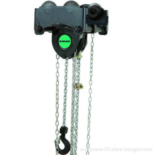 Hand Chain Hoist, Allowing Complete Hook Inspection